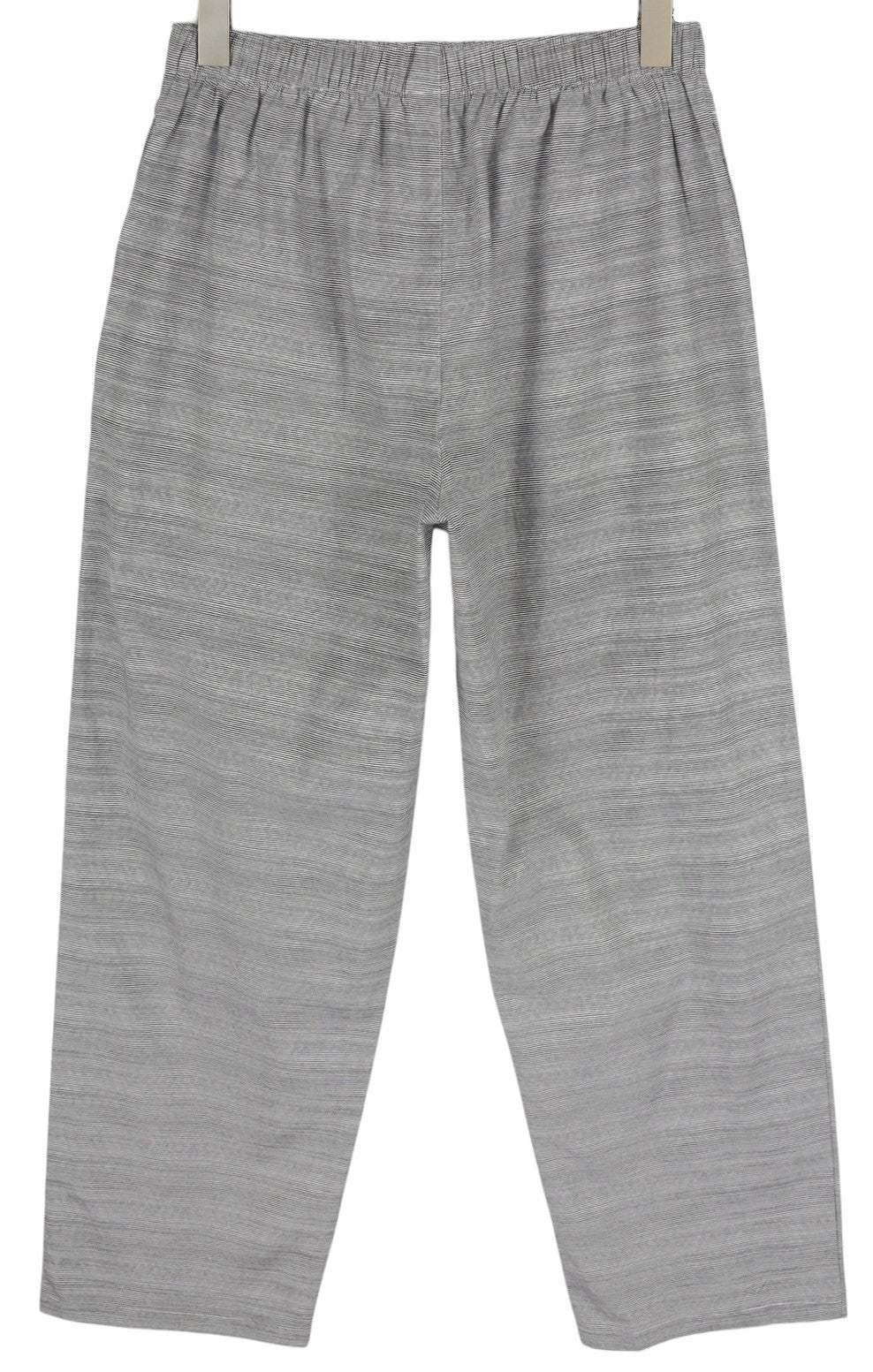 CALVIN KLEIN vyriškos kelnės M baltos dryžuotos elastingo juosmens įprasto kirpimo miego kelnės 