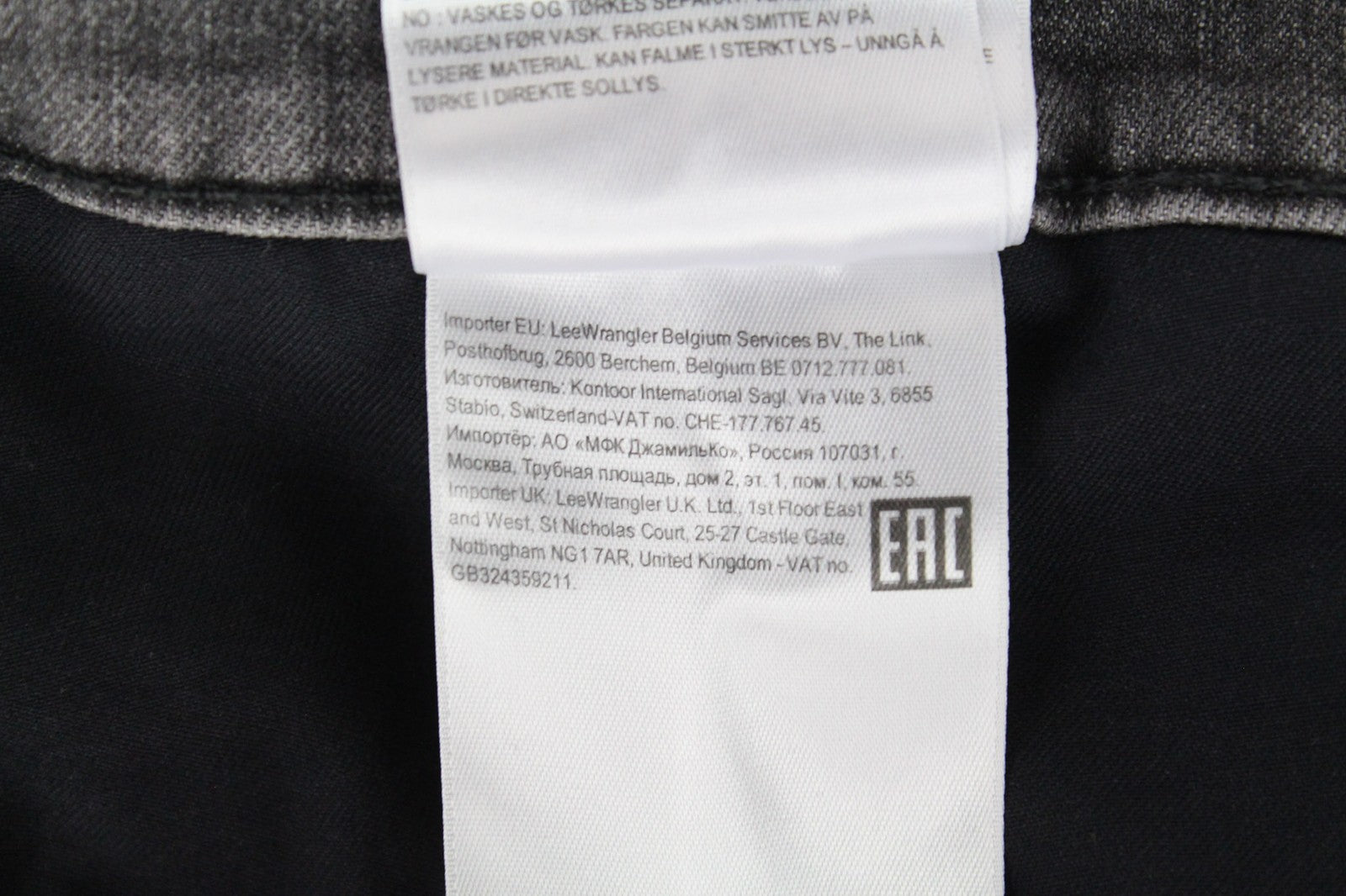 LEE Rider vyriški džinsai W40/L32 Slim pilki tamprūs džinsai, skalbti laisvalaikio kirpimo 