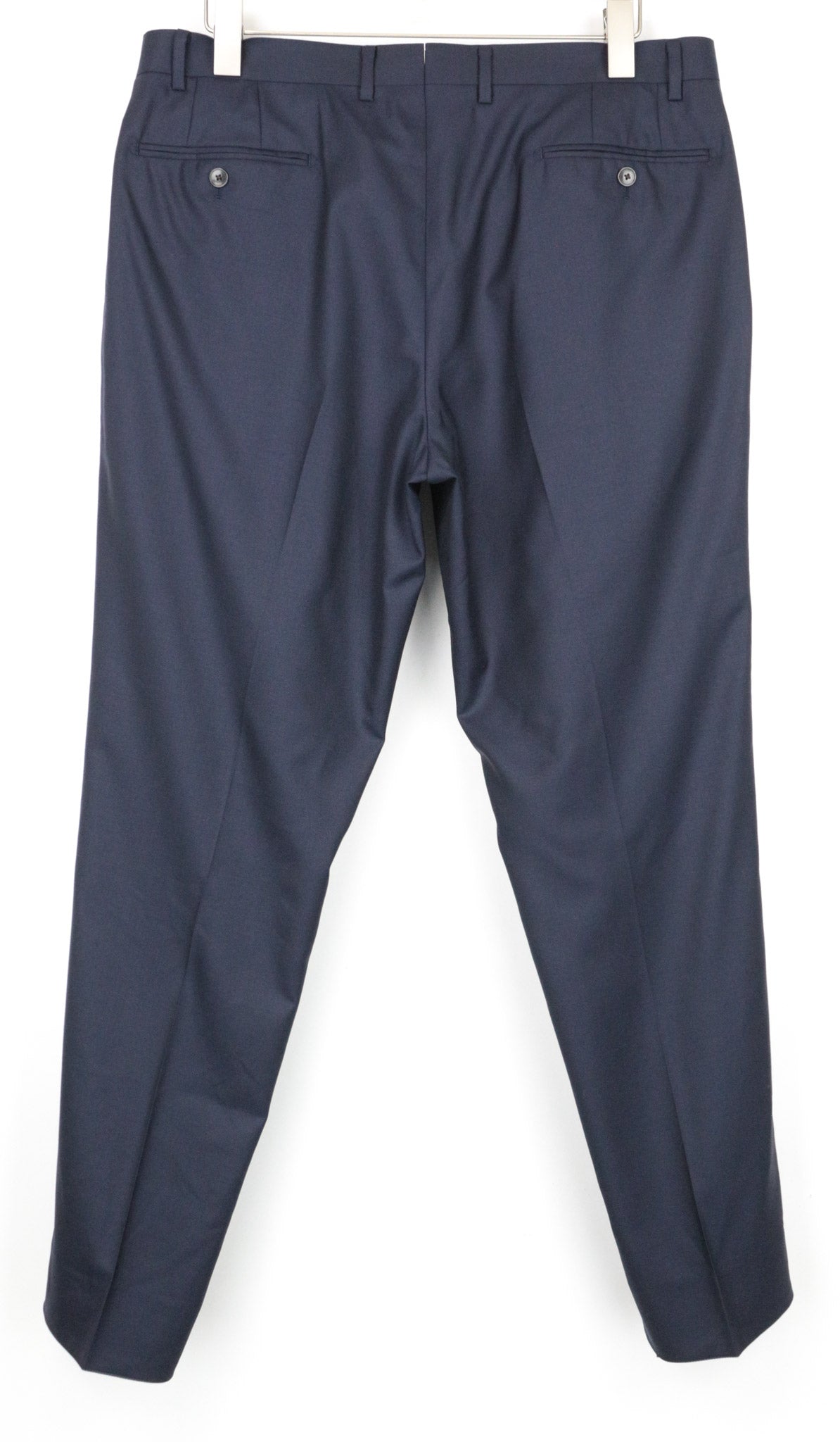 SUITSUPPLY Lazio Men's UK44R Navy 2Pc Wool Suit Slim Formal Twill