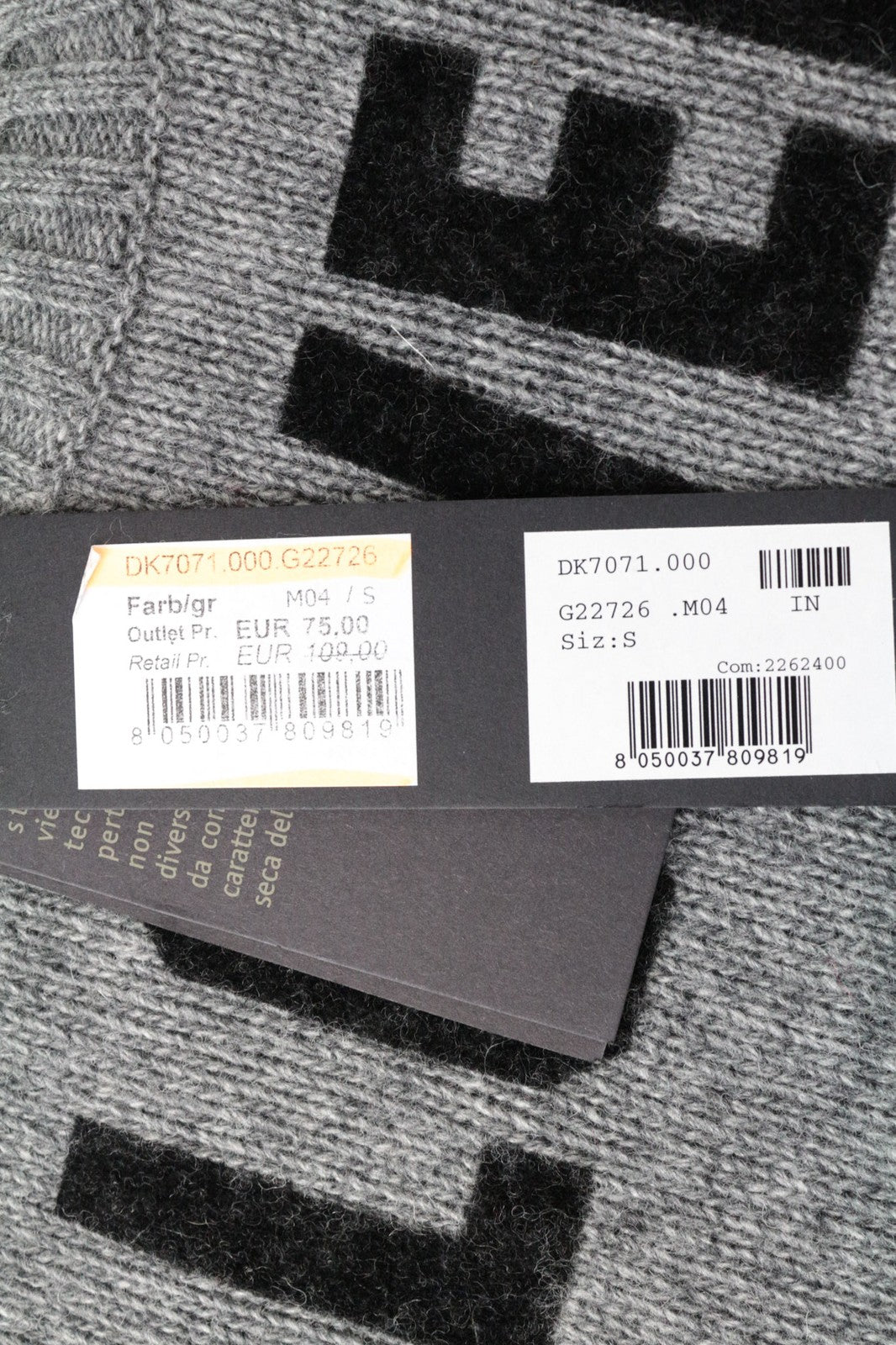 REPLAY moteriškas megztinis S pilkas melanžo spalvos megztinis su vilnos mišinio apvaliu kirpimu, laisvo kirpimo 