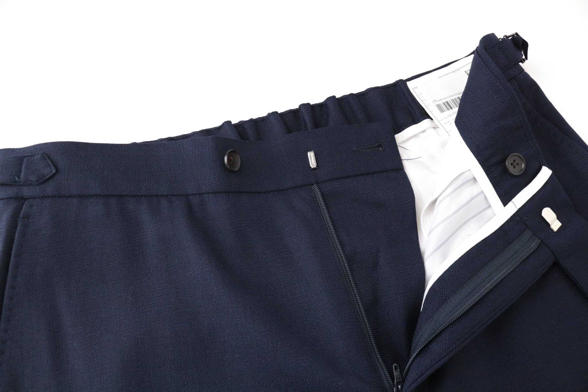 SUITSUPPLY Havana Men's UK38S 3-Piece Blue Slim Fit Wool Stretch Suit