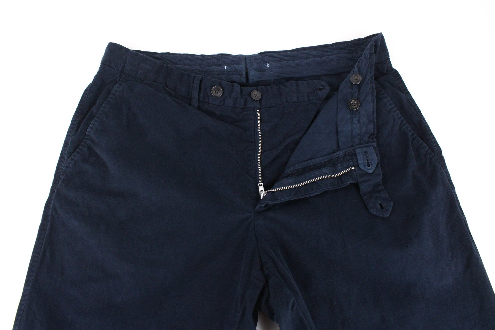 SUITSUPPLY Porto Novo Men's Trousers 50 Slim Navy Cotton Stretch Chino