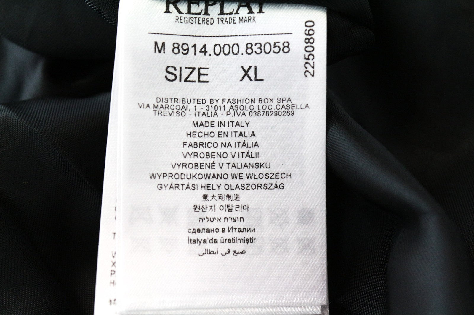 RICHMOND vyriška striukė XL dydžio, ruda, ožkos odos, su užtrauktuku, su diržu, vienaeilė 