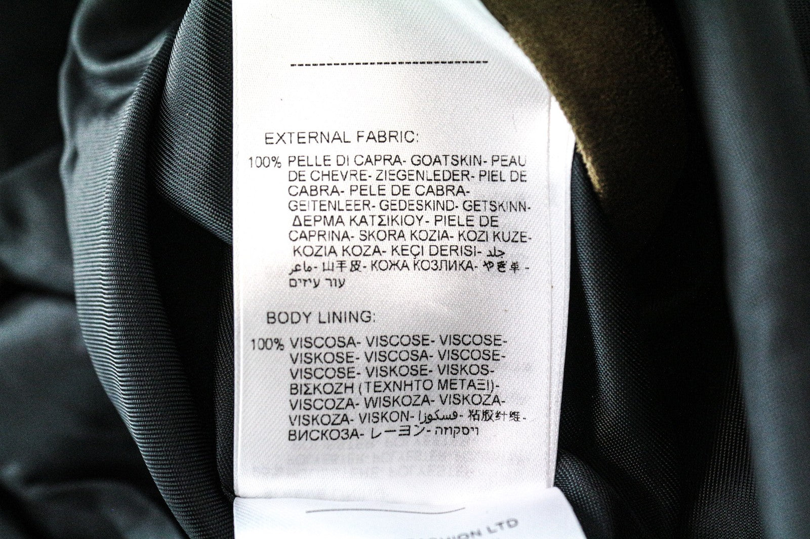 RICHMOND vyriška striukė XL dydžio, ruda, ožkos odos, su užtrauktuku, su diržu, vienaeilė 