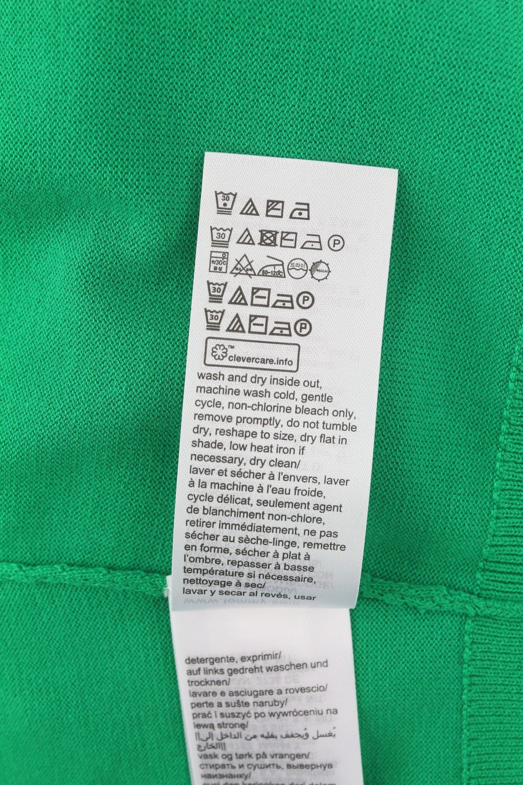 TOMMY HILFIGER Monotype Tipped vyriškas megztinis S žalias megztinis apvalia kaklo iškirpte 