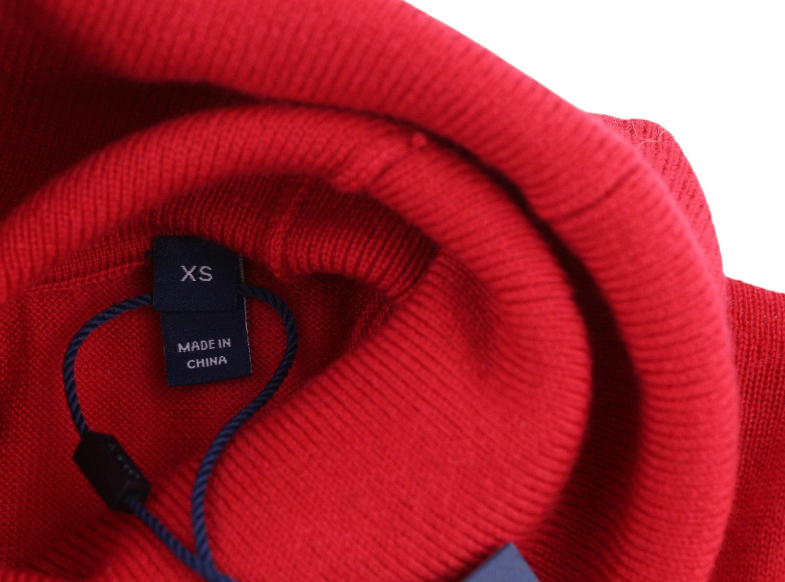 GANT Plaunamas merino vilnos megztinis su gobtuvu XS dydžio, raudonas, tamprus, minkštas megztinis 