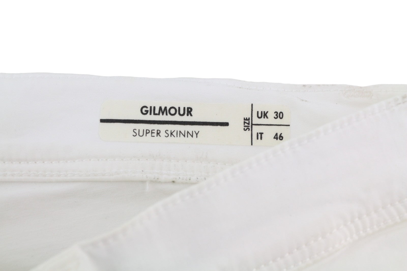 ANTONY MORATO Gilmour vyriškos kelnės W30 baltos itin aptemptos, užtrauktuku, rekomenduojama kaina – 130 € 