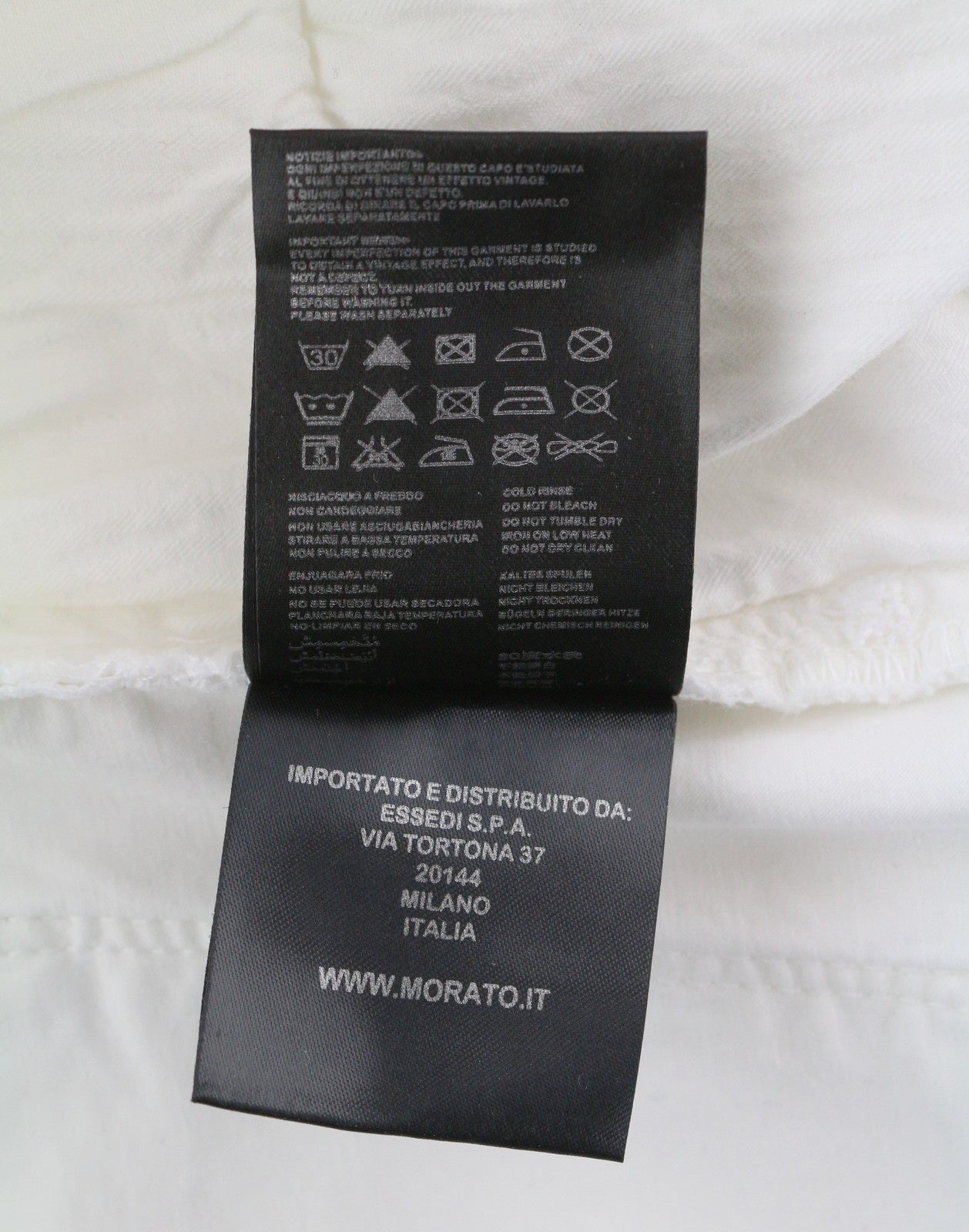 ANTONY MORATO Gilmour vyriškos kelnės W30 baltos itin aptemptos, užtrauktuku, rekomenduojama kaina – 130 € 