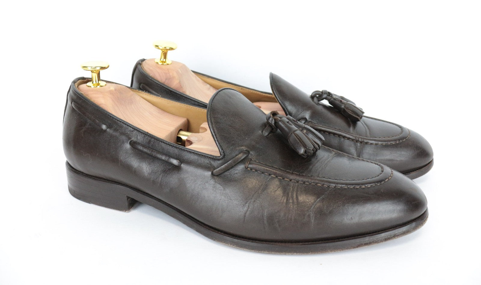 „SUITSUPPLY“ vyriški rudi EU41 dydžio odiniai mokasinai su kutais, užsegami, klasikinio stiliaus, laisvalaikio stiliaus 