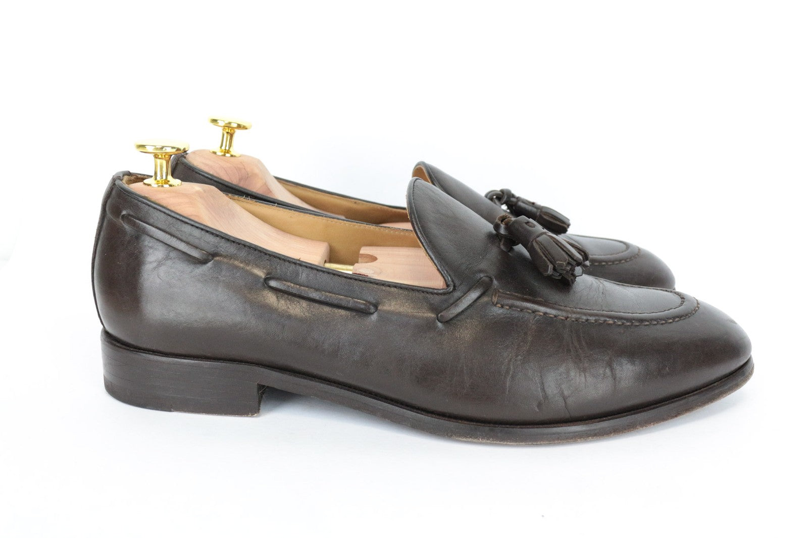 „SUITSUPPLY“ vyriški rudi EU41 dydžio odiniai mokasinai su kutais, užsegami, klasikinio stiliaus, laisvalaikio stiliaus 