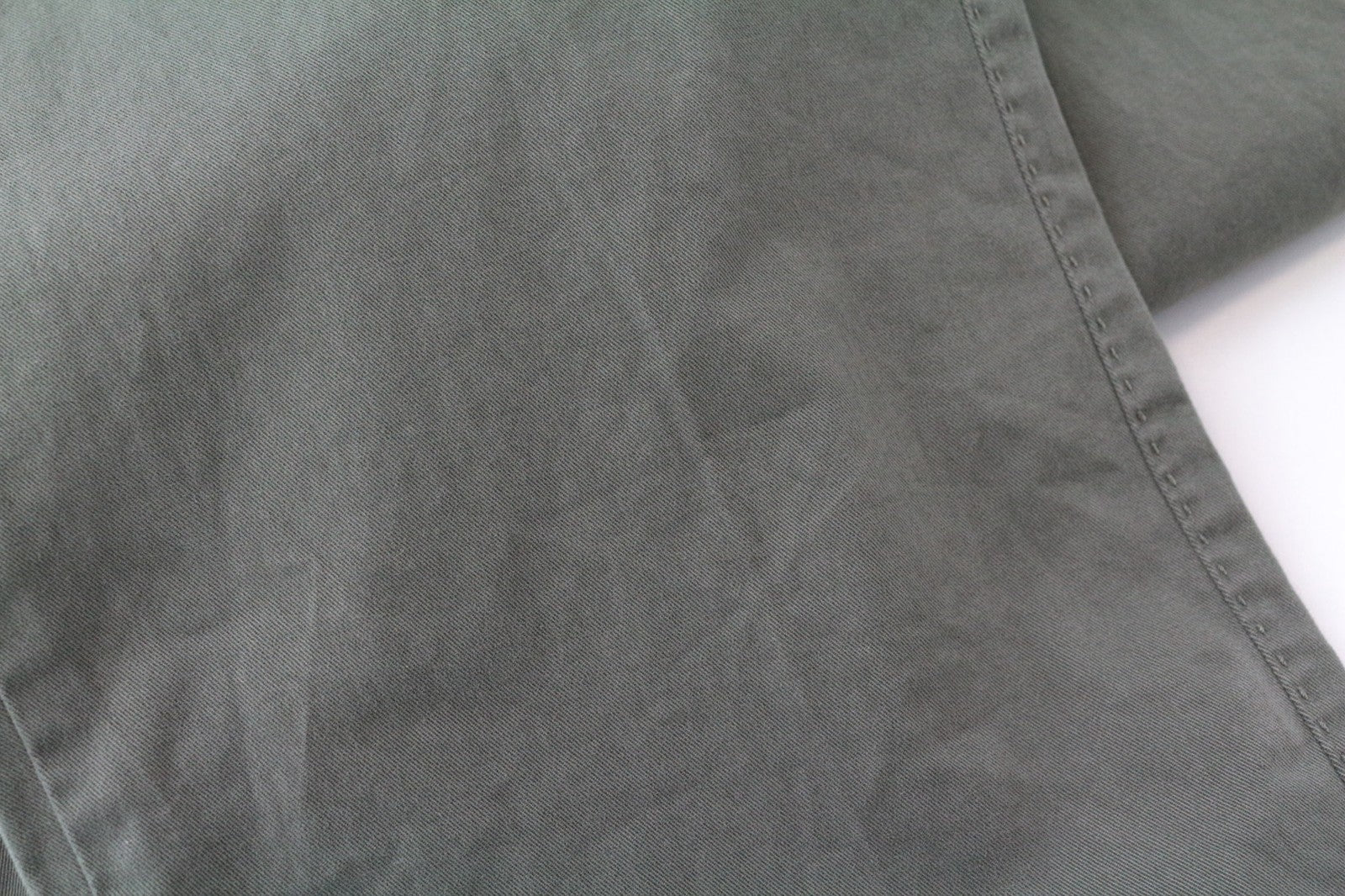 SUITSUPPLY Porto Novo Men's Trousers UK32R Green Slim Fit Stretch Chinos