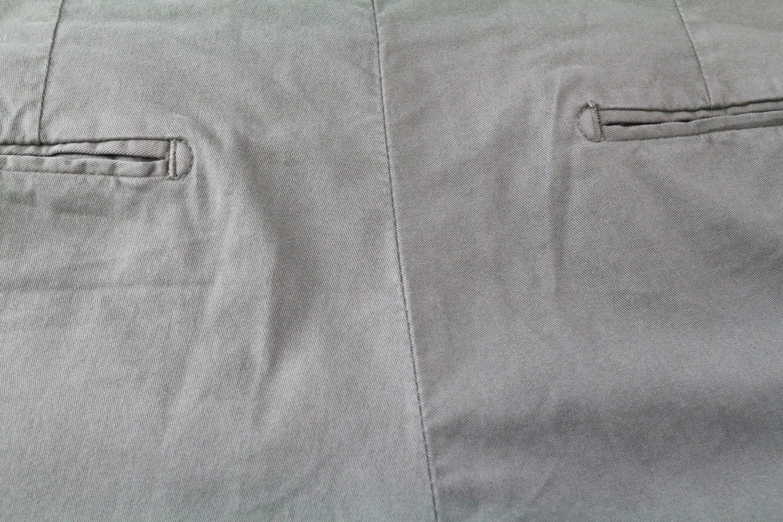 SUITSUPPLY Porto Novo Men's Trousers UK32R Green Slim Fit Stretch Chinos