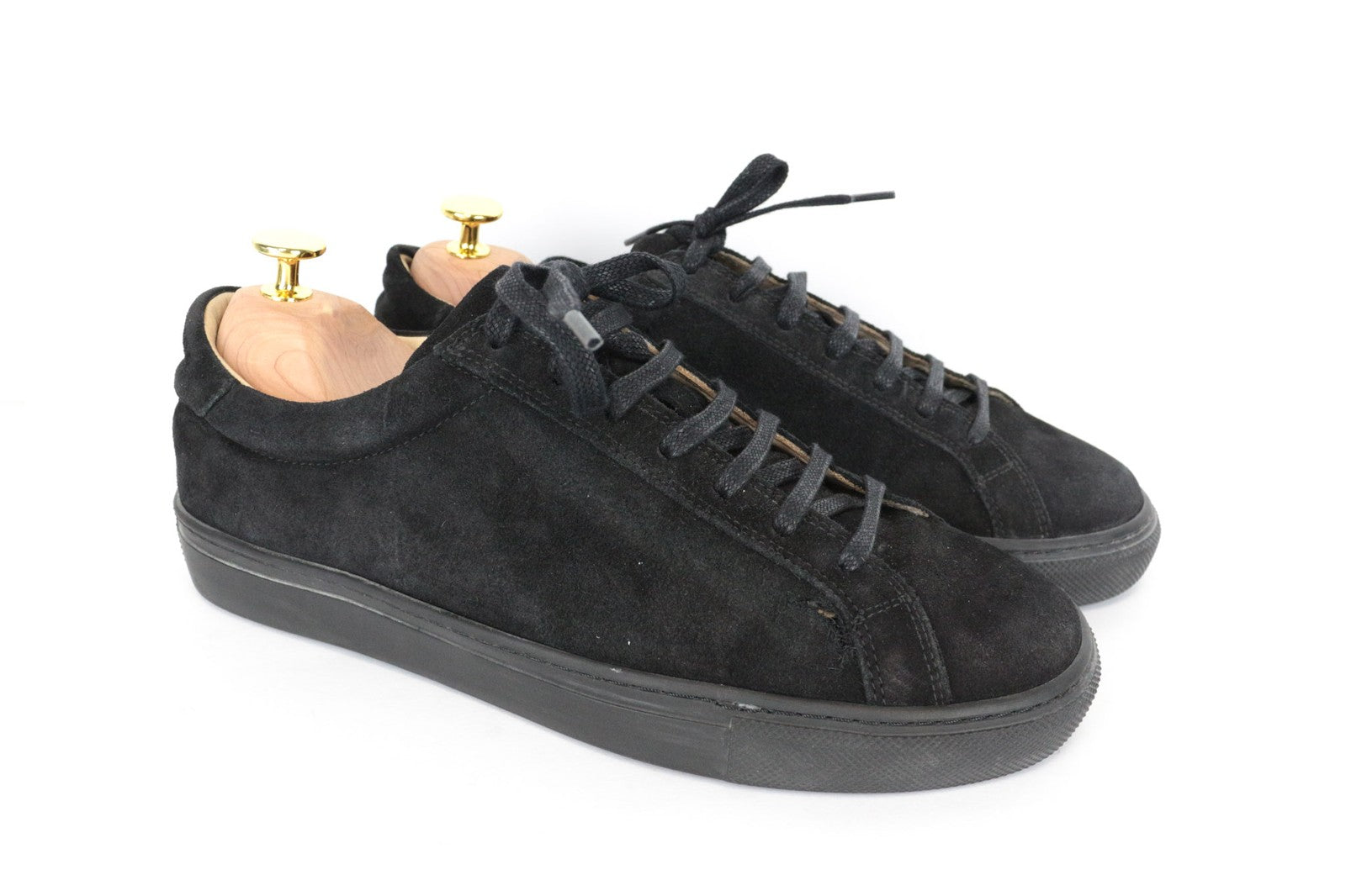 SUITSUPPLY vyriški sportbačiai, rudi, zomšiniai, odiniai, suvarstomi laisvalaikio bateliai, EU41 