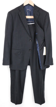 SUITSUPPLY Napoli Men's Suit UK44S Grey Notch Lapel 2Pc Classic Wool Formal