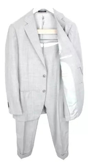 SUITSUPPLY Havana Patch Men's Suit UK38R Grey Wool Super 120's Tailored Fit