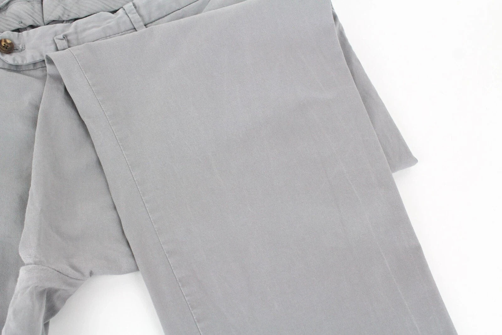 SUITSUPPLY Porto Novo Men's Pants UK46R Grey Cotton Relaxed Fit Stretch Chino