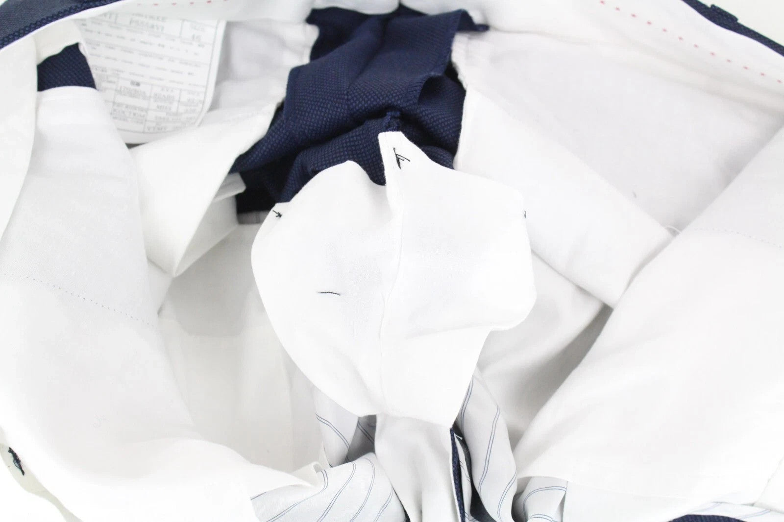 SUITSUPPLY La Spalla Men's Two-Piece Suit UK36R Blue Wool One Button Front