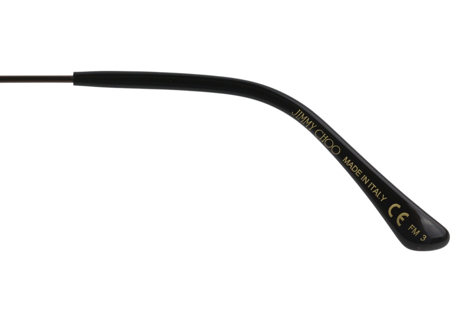 JIMMY CHOO Olly/S moteriški akiniai nuo saulės su rudu tonuotu pilotiniu logotipu, rekomenduojama kaina – 270 € 