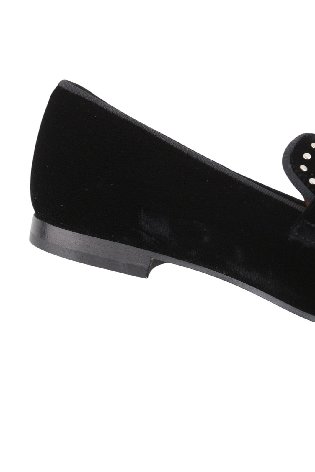 EMPORIO ARMANI X3A075 moteriški bateliai, 37 dydis, juodi, aksominiai, kvadratinės nosies, įmaunami bateliai. 