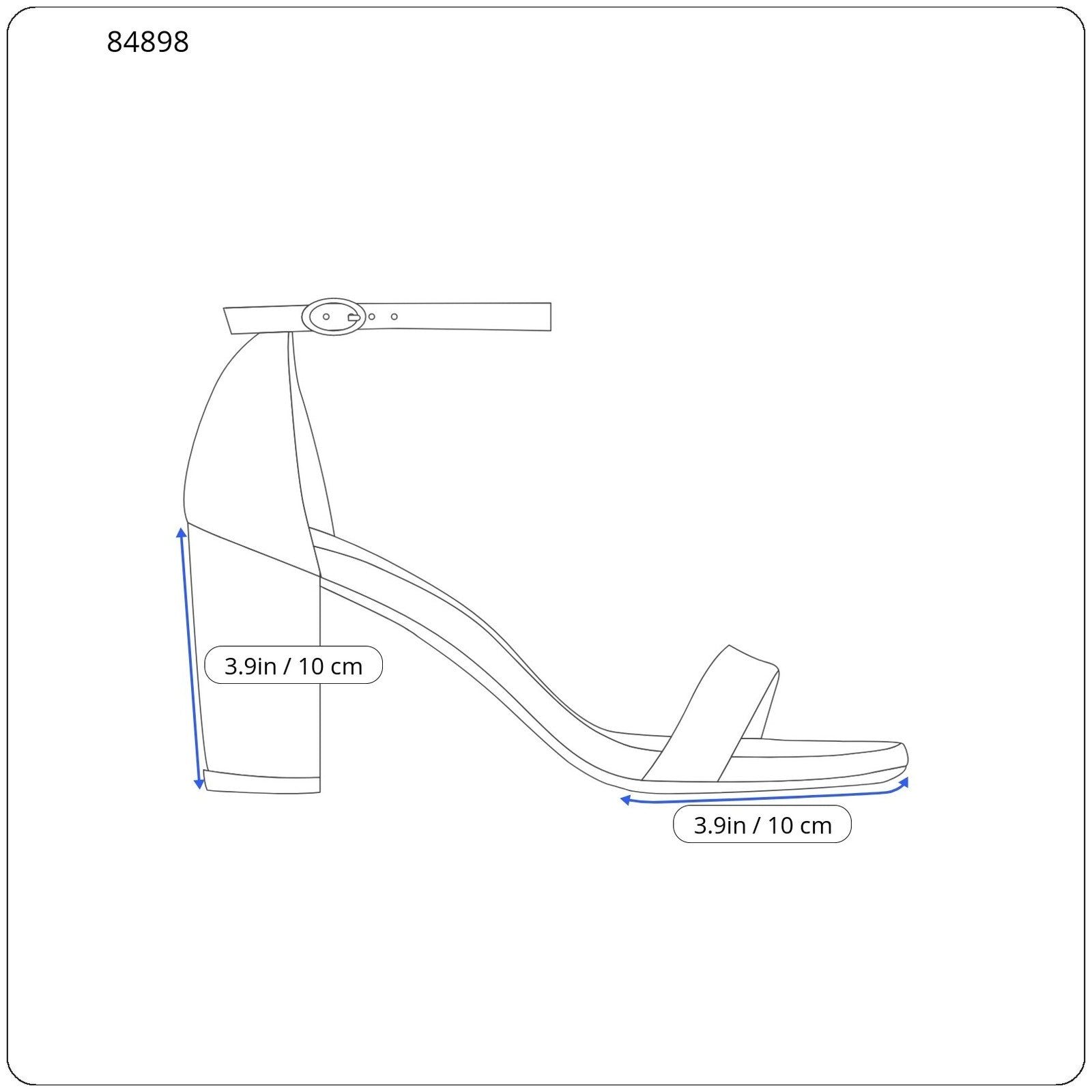 EMPORIO ARMANI X3P697 moteriški aukštakulniai, juodi, lakuotos odos, atviri, blokiniai aukštakulniai, EU37 