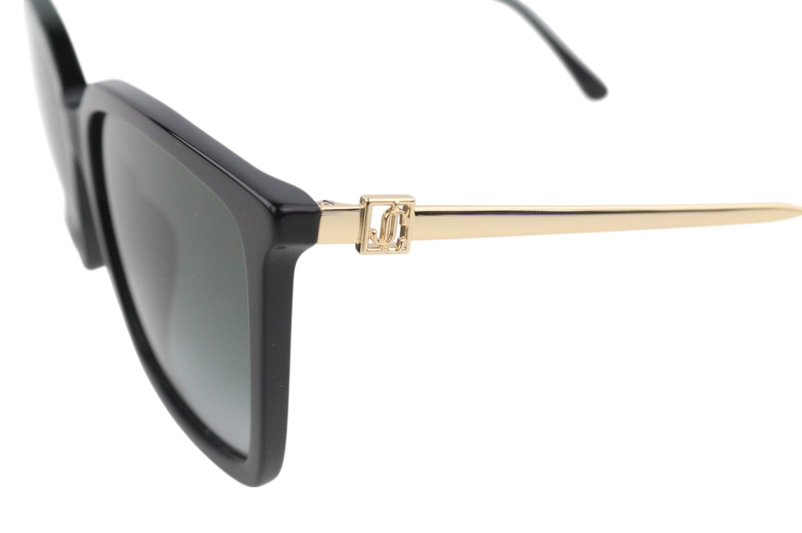 JIMMY CHOO Totta/G/S moteriški akiniai nuo saulės su juodu tonuotu kvadratu, laisvalaikio stiliaus, RRP 319 USD 