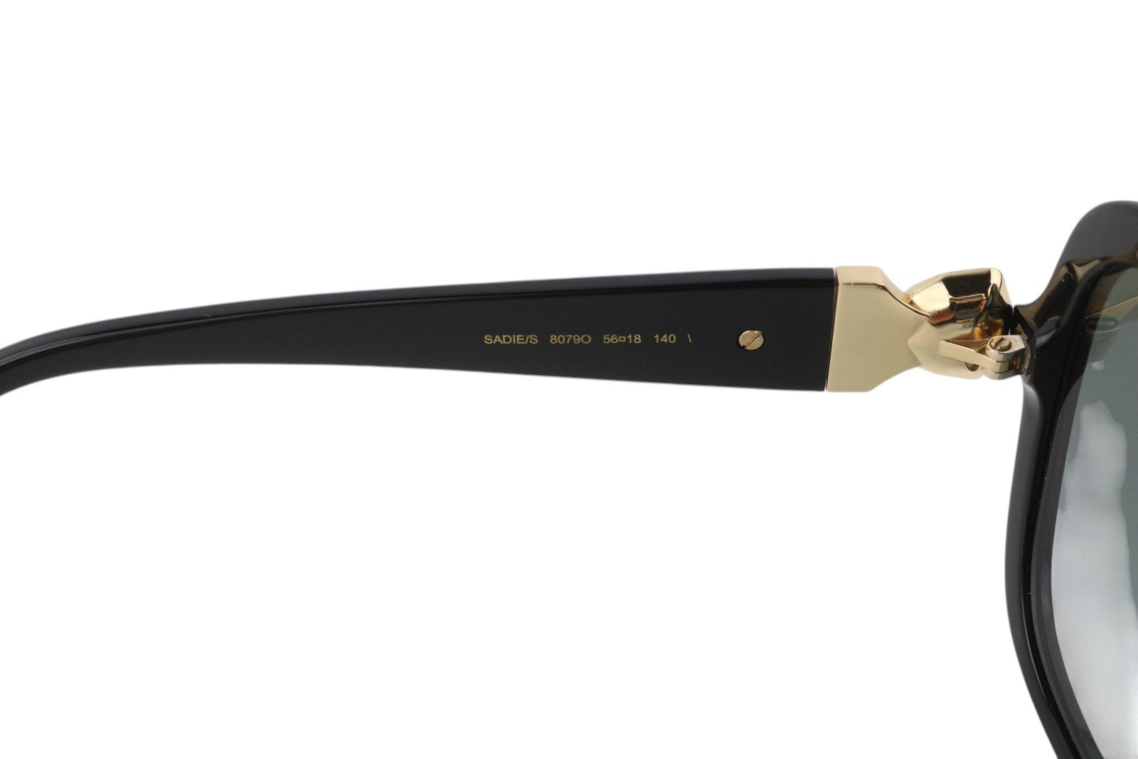 JIMMY CHOO Sadie/S moteriški akiniai nuo saulės su juodu tonuotu kvadratu ir laisvalaikio logotipu, rekomenduojama kaina – 340 € 