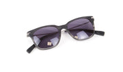 SUITSUPPLY Unisex Square Sunglasses OS Grey Purple Casual Shaded Frame