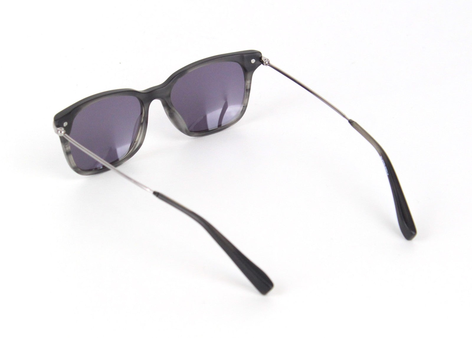 SUITSUPPLY Unisex Square Sunglasses OS Grey Purple Casual Shaded Frame