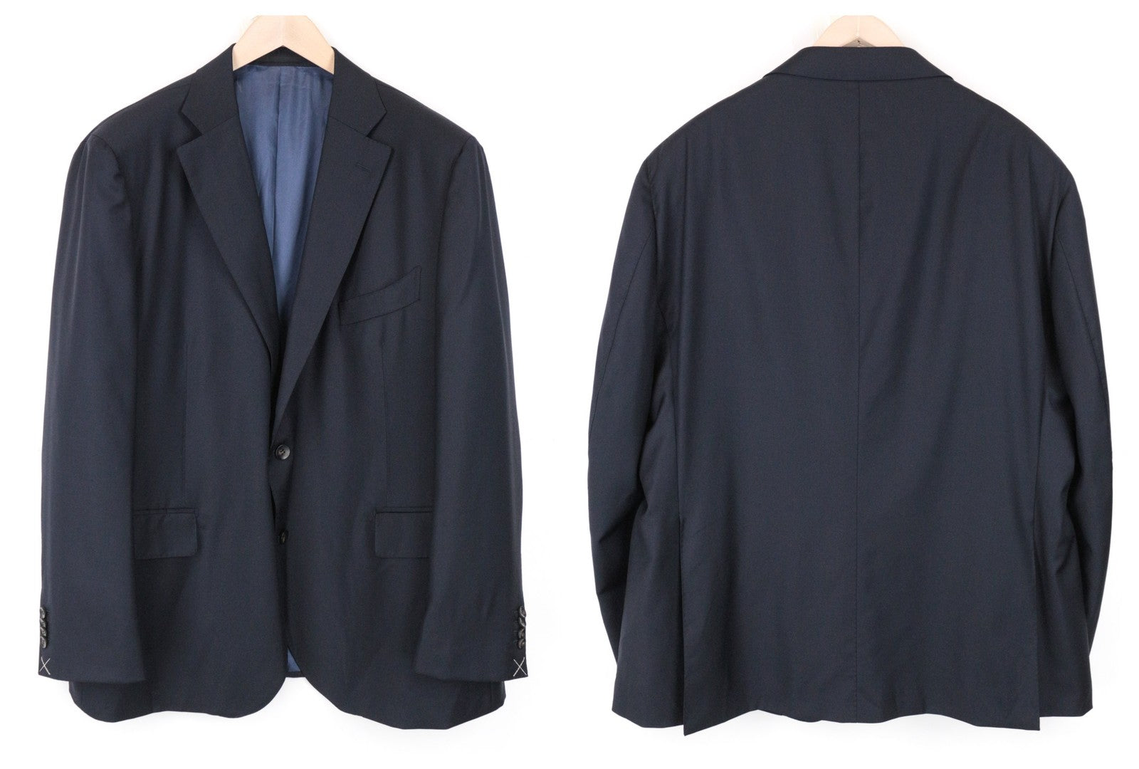 SUITSUPPLY La Spalla Men's Suit UK56S Slim Blue Perennial 3-Piece Wool