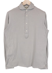 SUITSUPPLY iškirpti marškinėliai 39/15.5/40/15.75 rudi egiptietiškos medvilnės ypač ploni 