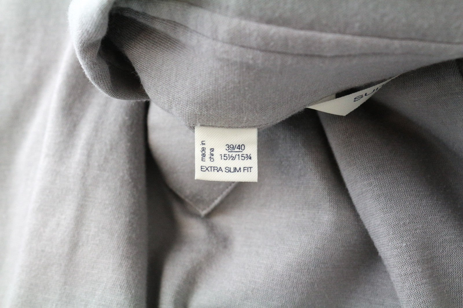 SUITSUPPLY iškirpti marškinėliai 39/15.5/40/15.75 rudi egiptietiškos medvilnės ypač ploni 