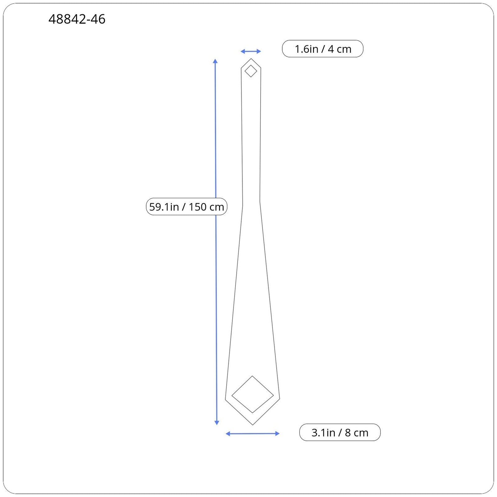 SUITSUPPLY vyriškas kaklaraištis ~150x8cm mėlynas melanžo rašto šilko ir vilnos mišinio apdaila 