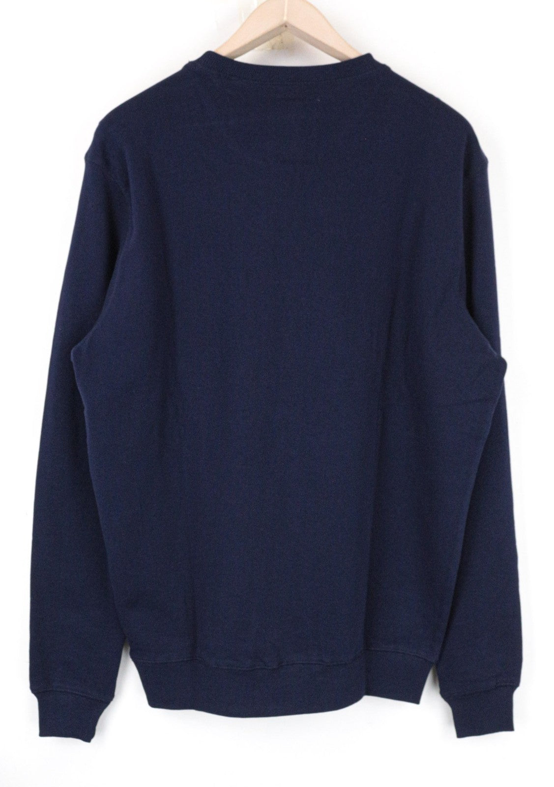 DIESEL vyriški ilgarankoviai laisvalaikio marškinėliai su logotipu ir M dydžio, tamsiai mėlyni 