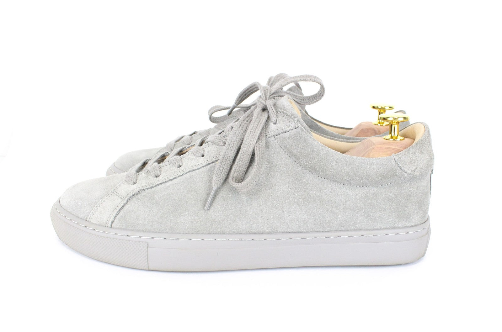 „SUITSUPPLY“ vyriški pilki zomšiniai EU41 suvarstomi žemakulniai sportbačiai kasdieniam avėjimui 