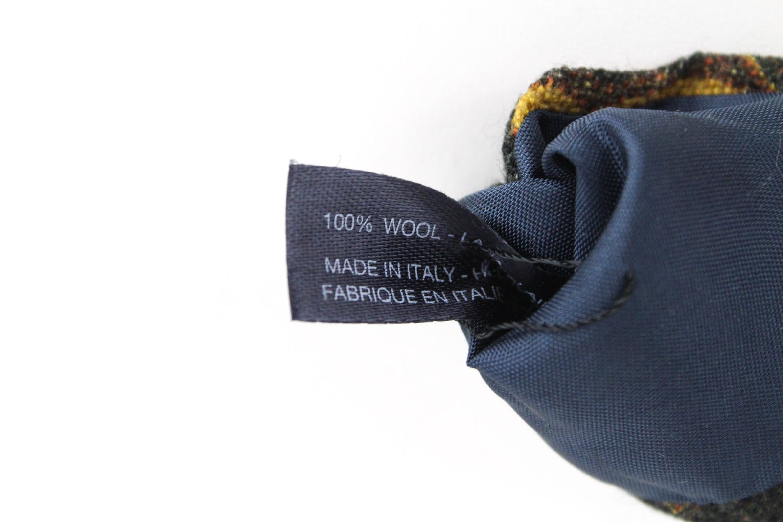 SUITSUPPLY rudas vilnonis kaklaraištis ~150x8cm su grafiniu raštu smailiais galais, formalus kaklaraištis 