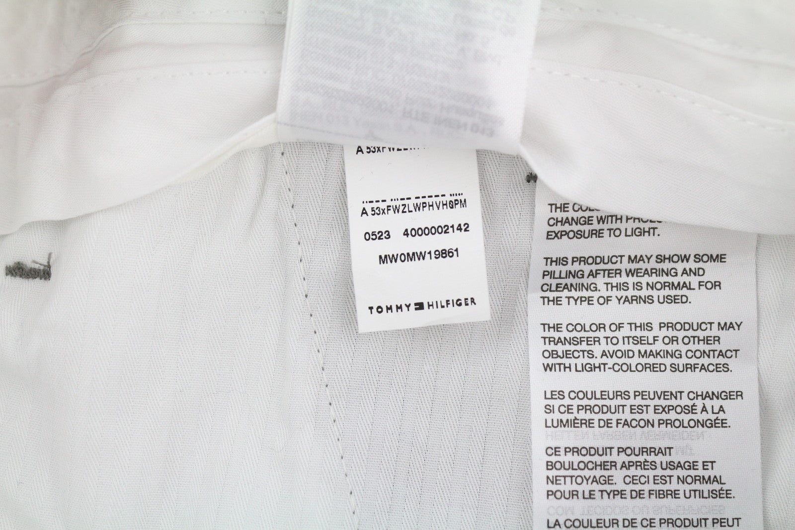 TOMMY HILFIGER Bleecker Brushed Solid vyriškos kelnės W30/L32 Melange Slim Stretch 