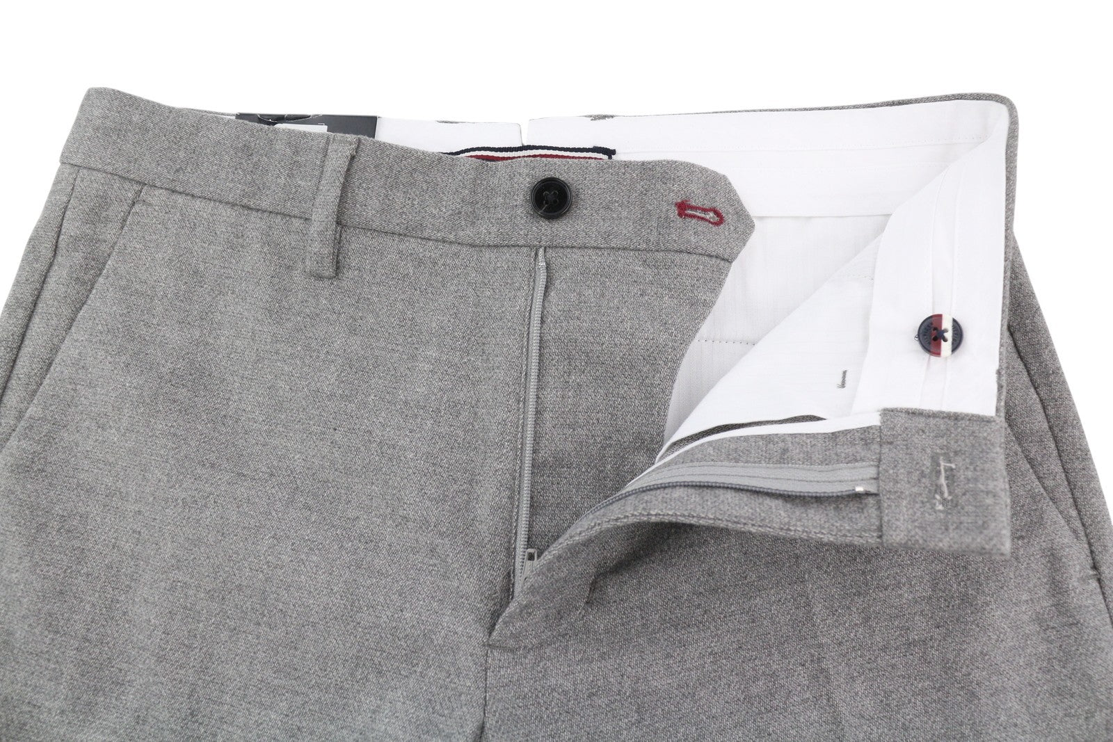 TOMMY HILFIGER Bleecker Brushed Solid vyriškos kelnės W30/L32 Melange Slim Stretch 