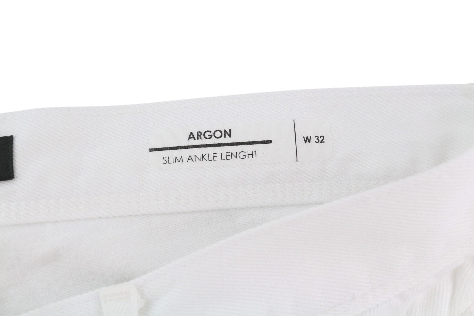 ANTONY MORATO Argon Men Jeans W32 Denim White Slim Fit Ankle Length Button Fly