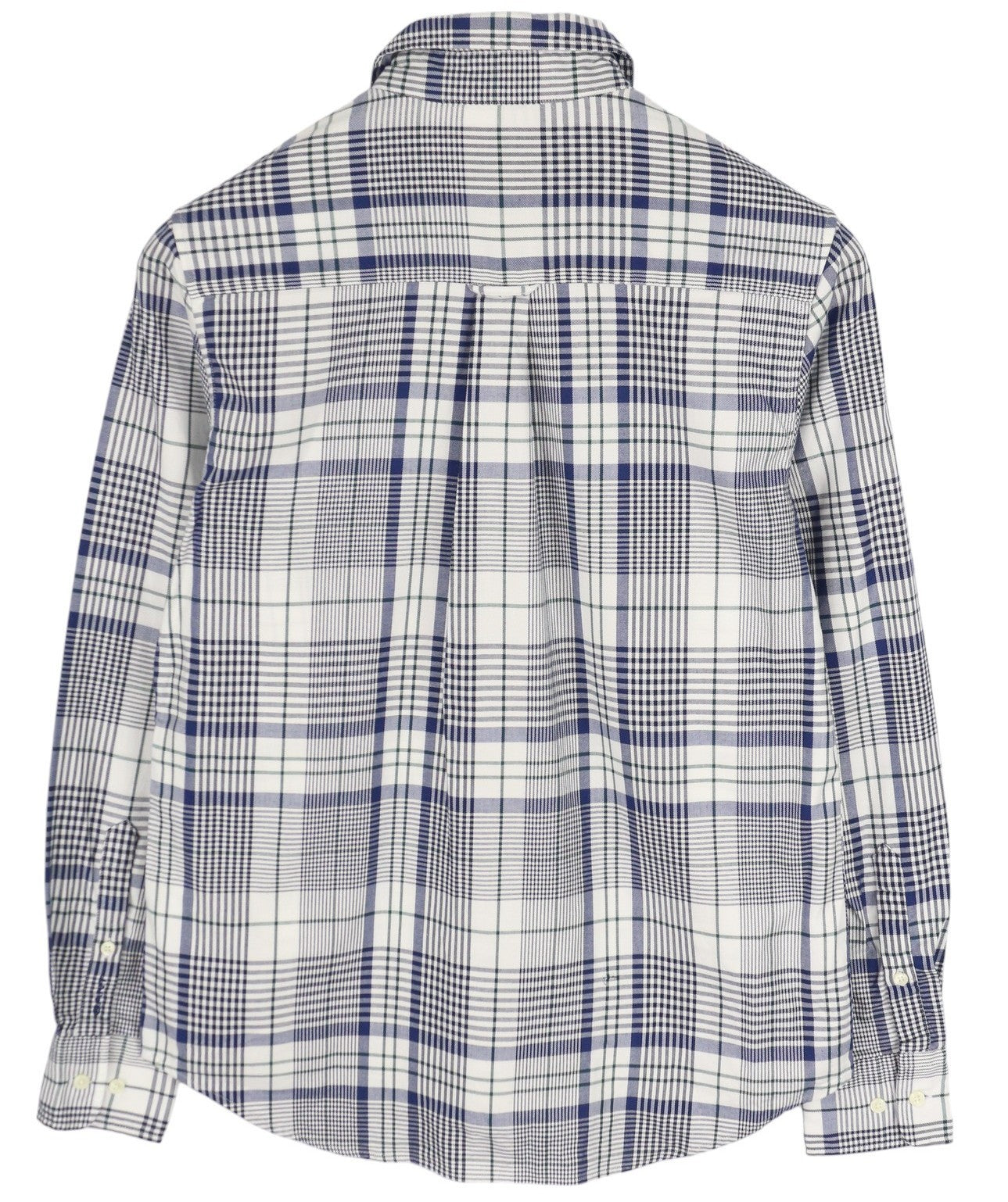 GANT flaneliniai moteriški marškinėliai, EU34, laisvalaikio, languotas raštas, sagomis užsegamas, išplatinta kaklo linija su logotipu 