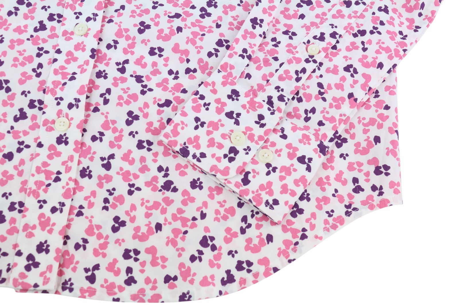 GANT „Clover Garden Stretch“ moteriški marškinėliai, 38 dydžio, laisvalaikio stiliaus, spalvingi, su sagomis užsegami. 