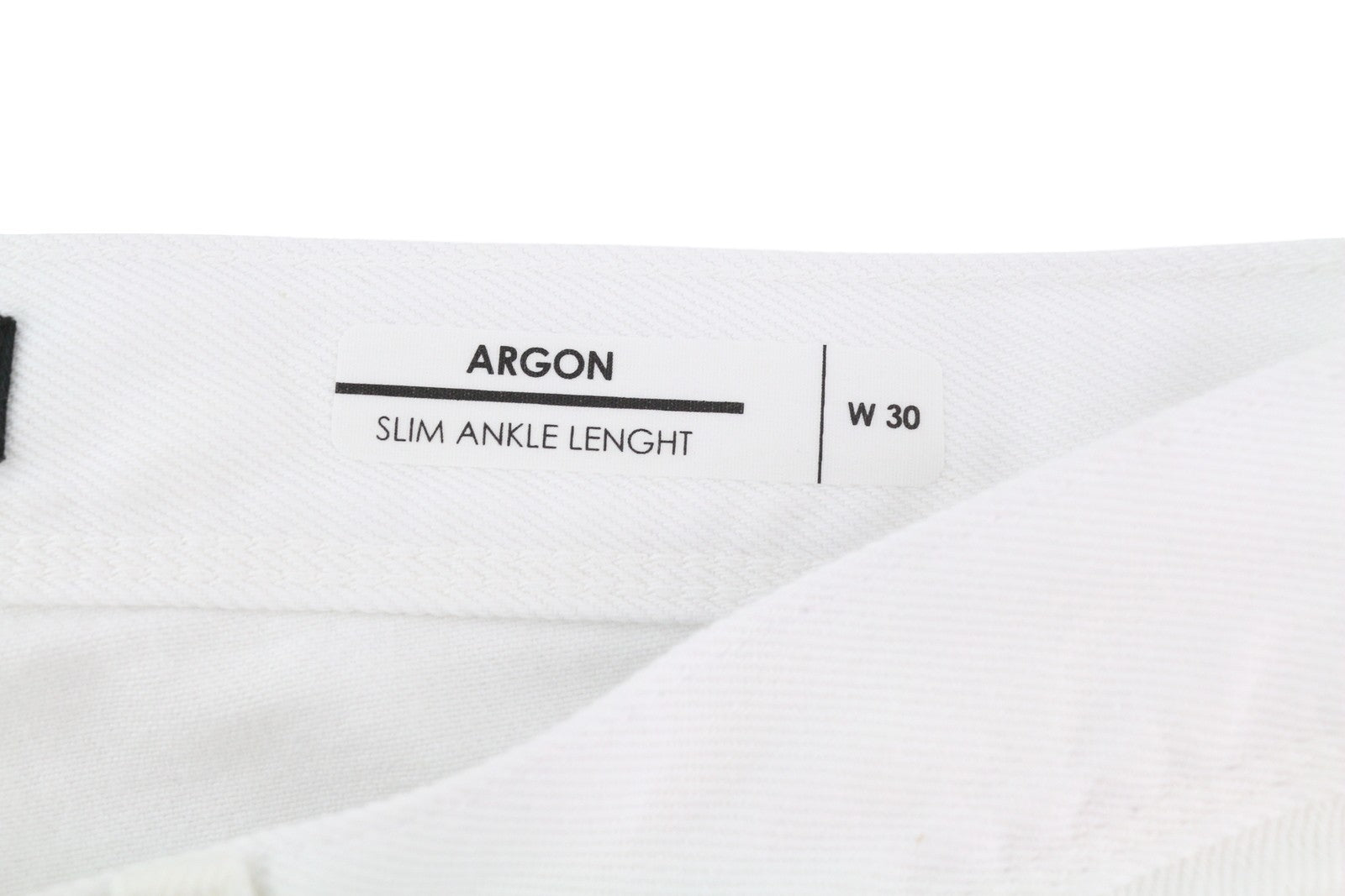 ANTONY MORATO Argon Men Jeans W30 Denim White Slim Fit Ankle Length Button Fly