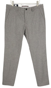 TOMMY HILFIGER Bleecker Brushed Solid vyriškos kelnės W36/L34 Melange Slim Stretch 