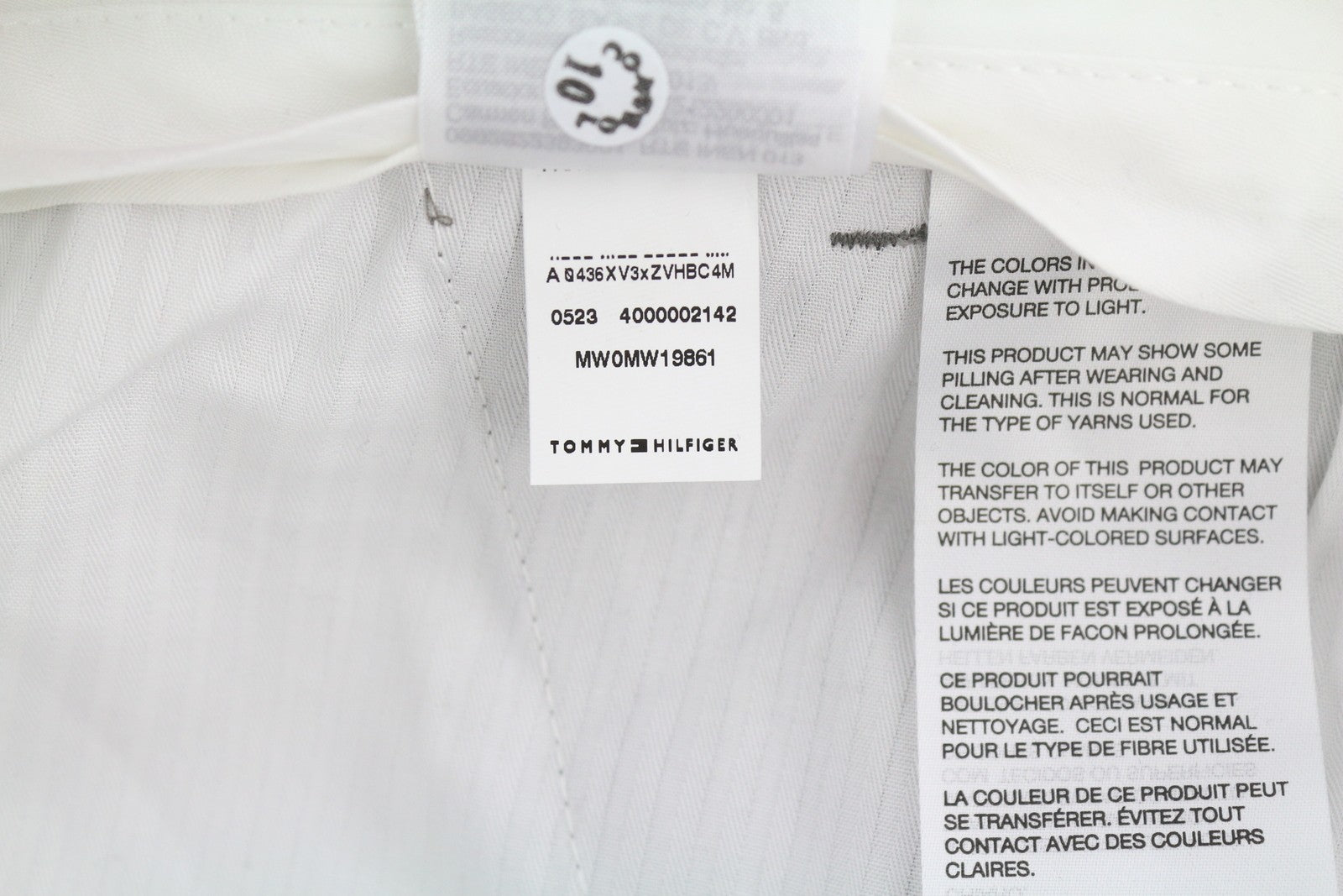 TOMMY HILFIGER Bleecker Brushed Solid vyriškos kelnės W36/L34 Melange Slim Stretch 