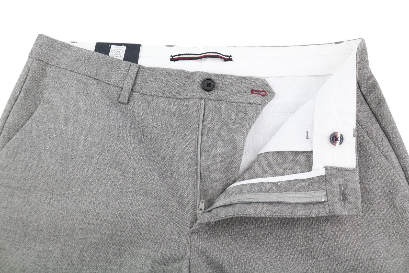 TOMMY HILFIGER Bleecker Brushed Solid vyriškos kelnės W36/L34 Melange Slim Stretch 