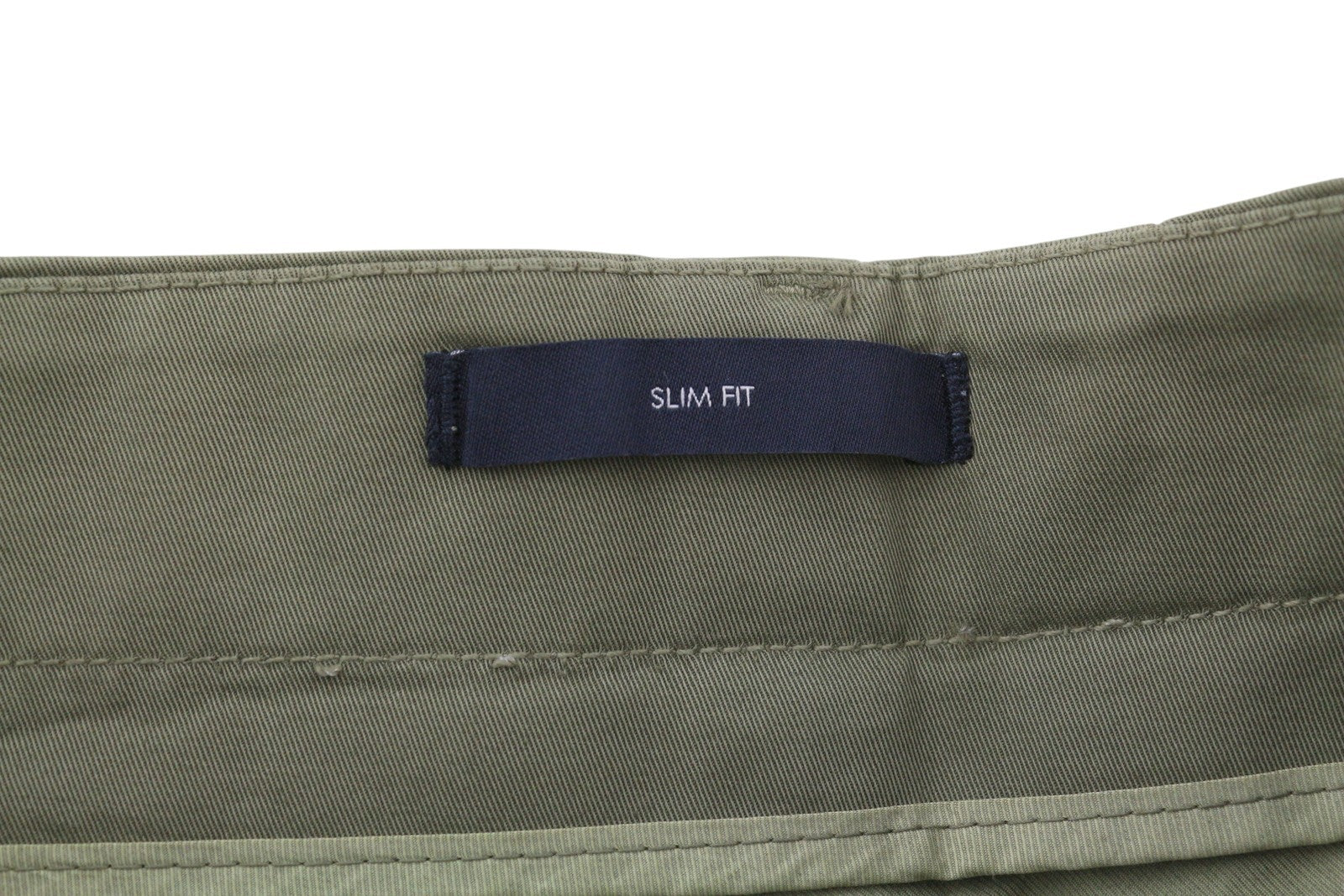 TOMMY HILFIGER Army Stretch Twill vyriškos kelnės W32 Khaki spalvos, klostuotos, siaurėjančios su užtrauktuku. 