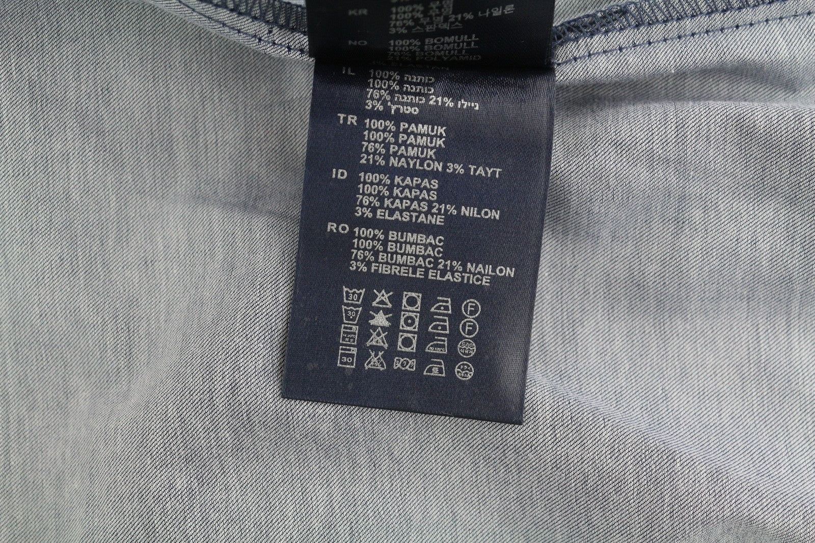 ANTONY MORATO vyriški marškinėliai M mėlyni trumpomis rankovėmis, sagomis užsegami, gėlėti, platėjančios iškirptės, laisvalaikio stiliaus.