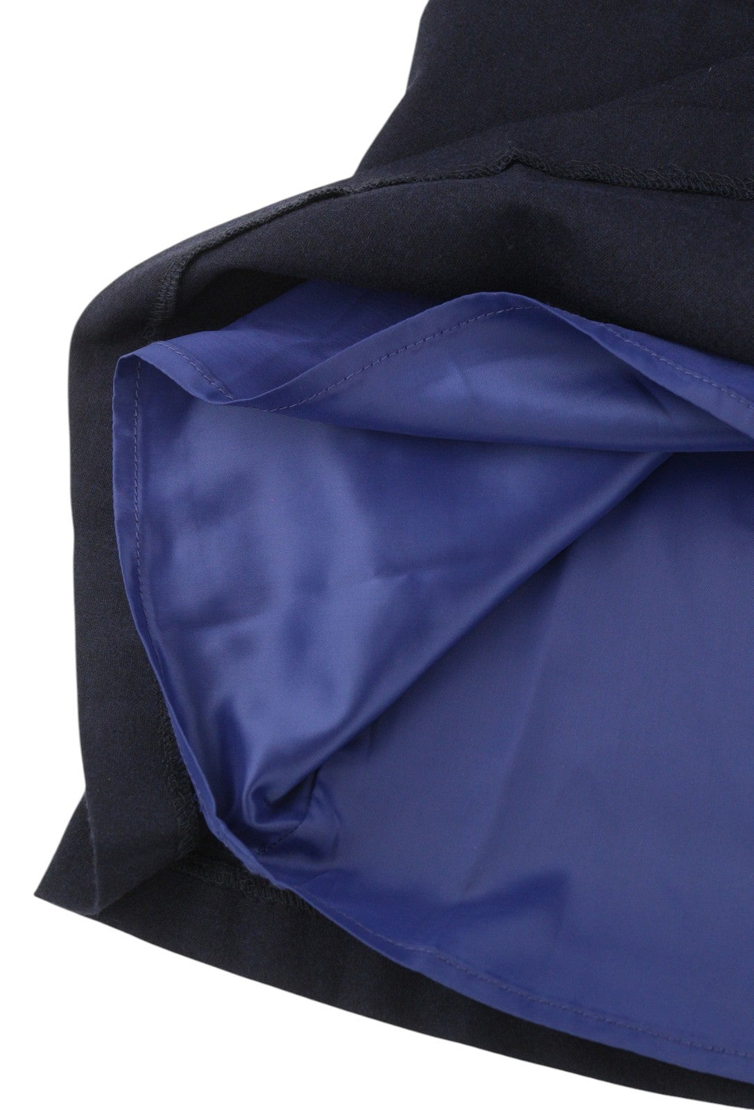 GANT Flanelinė platėjanti moteriška suknelė EU34 mėlyna vilnos mišinio apvali iškirpte 3/4 rankovėmis mini 