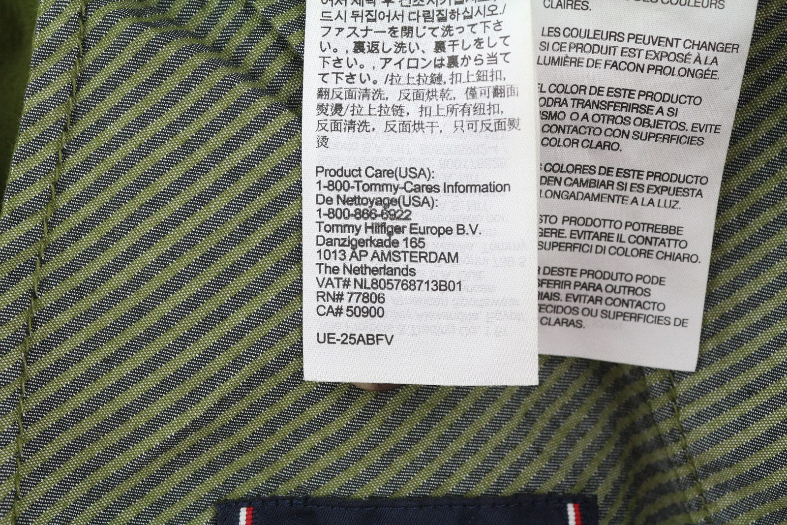 TOMMY HILFIGER Denton Chino Stretch vyriškos kelnės W38/L34 žalios velveto tiesios 