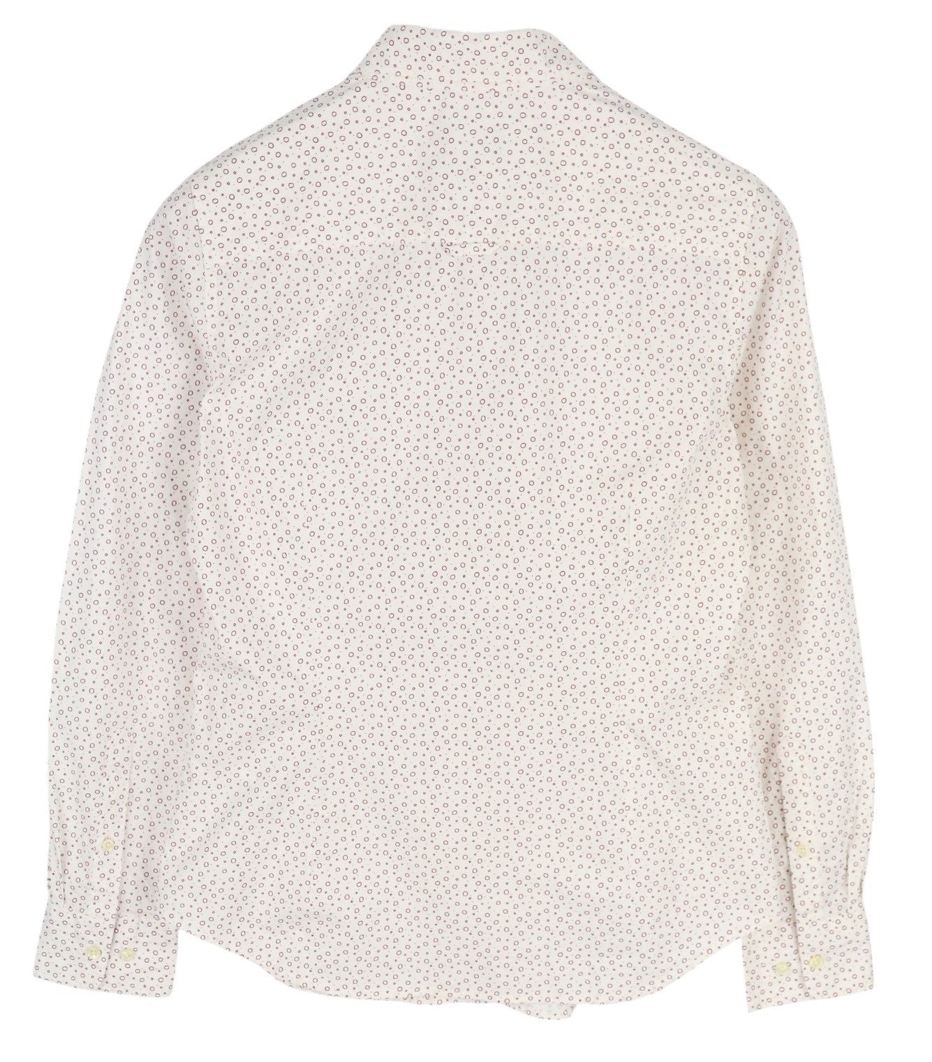 GANT Tamprūs, plačiadrabdžiai moteriški marškinėliai su raštu, 38 dydžio, balti, su sagomis užsegamais kraštais 