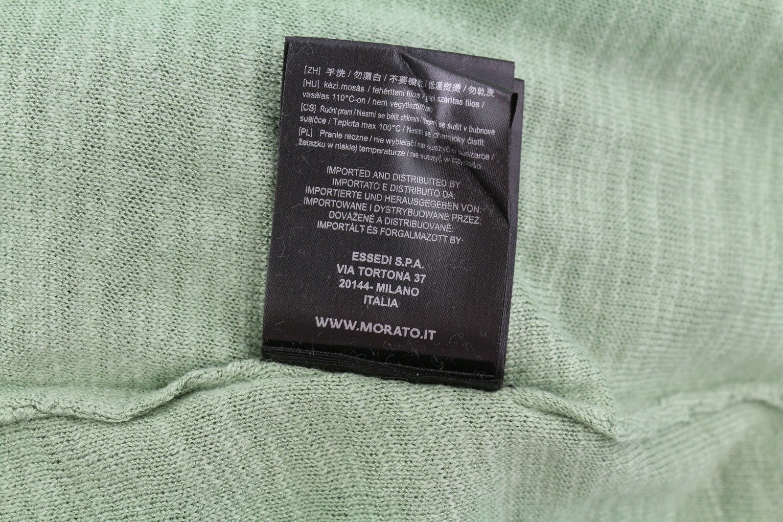 ANTONY MORATO vyriškas megztinis L dydžio, žalias, megztas, apvalios apykaklės, su kišenėmis ant užtiesto logotipo. 